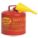 TYPE I SAFETY CAN, 5 GAL, RED, GALVANIZED STEEL, 13½ IN H, 12½ IN OD, FOR FLAMMABLES