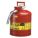 TYPE II SAFETY CAN, 5 GAL, RED, GALVANIZED STEEL, 17½ IN H, 11¾ IN OD, FOR FLAMMABLES