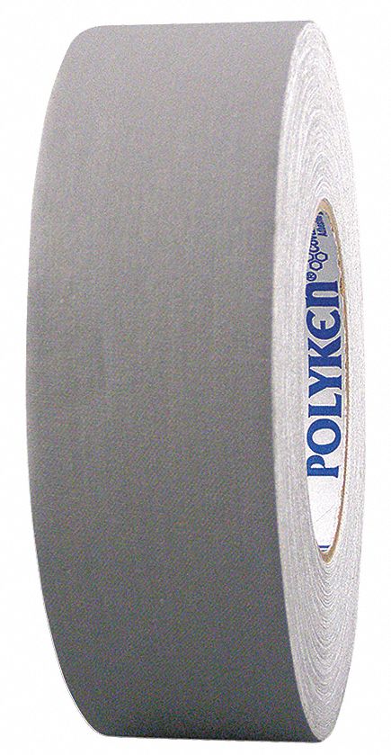 DUCT TAPE, NUCLEAR GRADE, POLYKEN, 226, STANDARD DUTY, 1⅞ IN X 60 YARD, SILVER, 12 MIL
