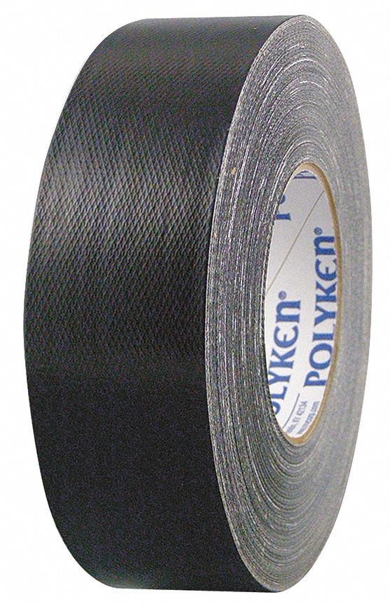 Hinrichs 4 Rouleaux de Duct Tape Noir 50 m x 50 mm – Intérieur et