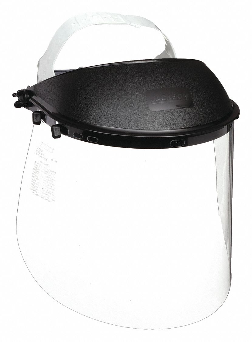 JACKSON SAFETY, Clear Visor, Acetate, Face Shield 3NLY633923 Grainger