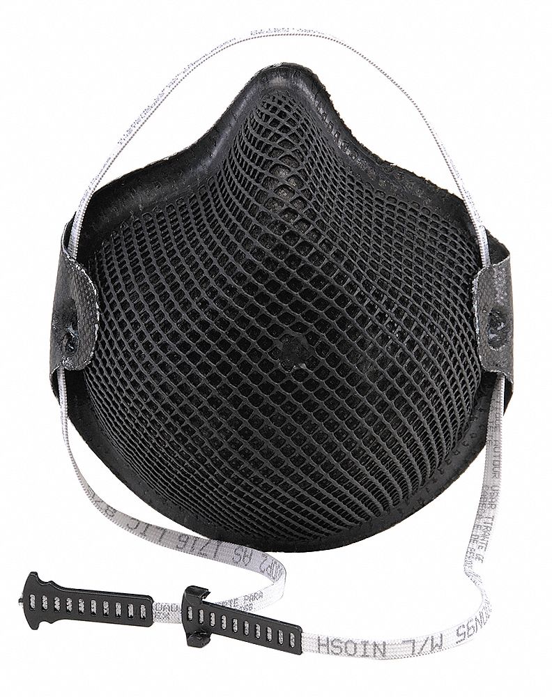 PARTICULATE RESPIRATOR W/ HANDYSTRAP, DURA-MESH, M/L, MOULDED, NIOSH, 15/BOX