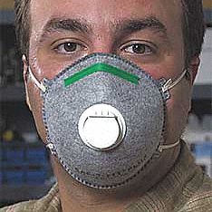 RESPIRATEUR À PARTICULES, SAF-T-FIT, JETABLE, P, MOULÉ, NIOSH, N95, NUISANCE OV