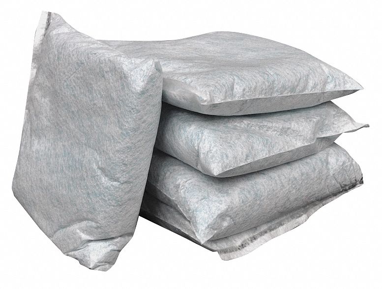 Absorbent Pillow, Chem/Hazmat, 10" L, PK20