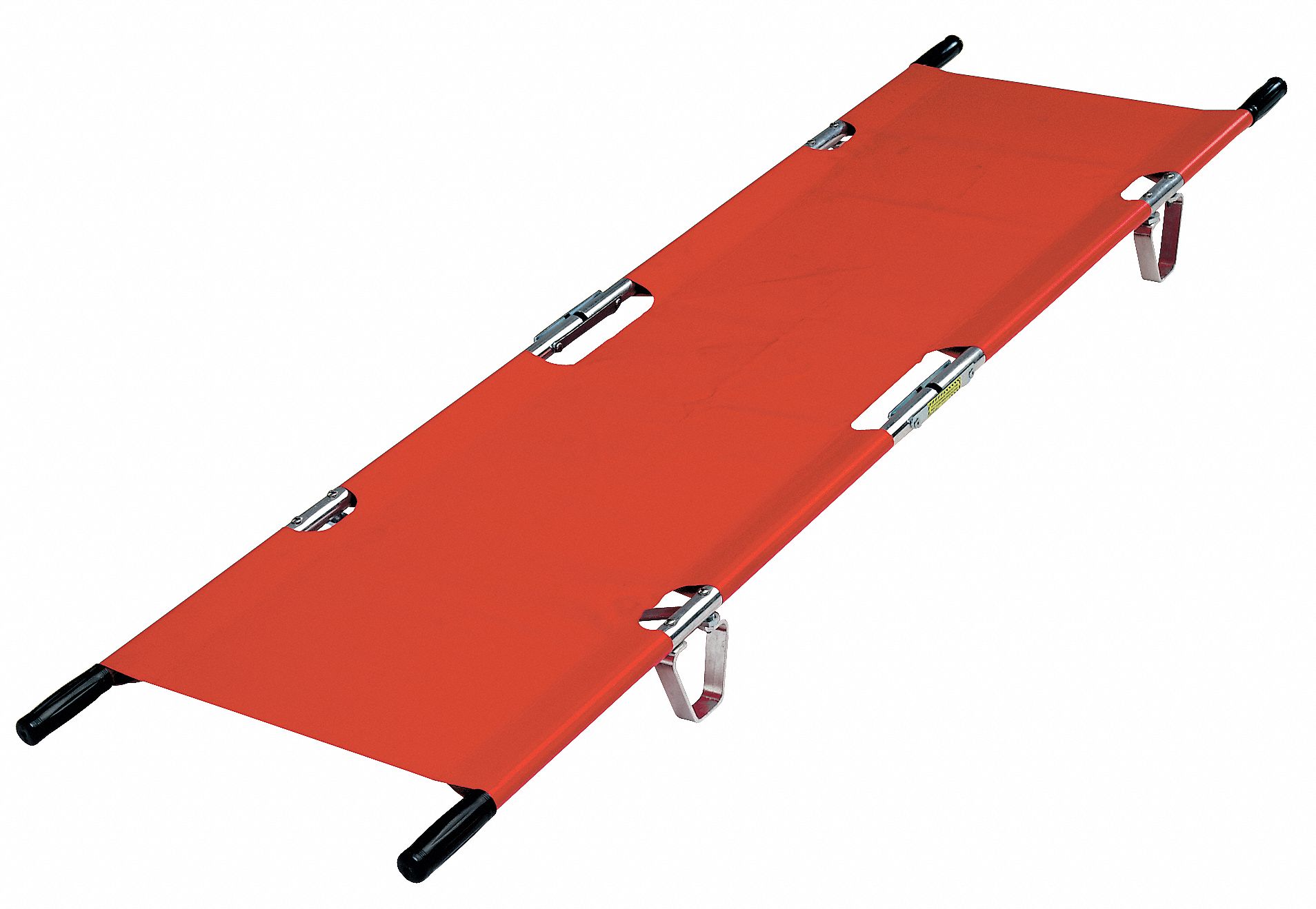 FERNO Folding Stretcher, 81 in Length, 21 1/2 in Width, 5 3/4 in Height, Orange 3NRK10101083