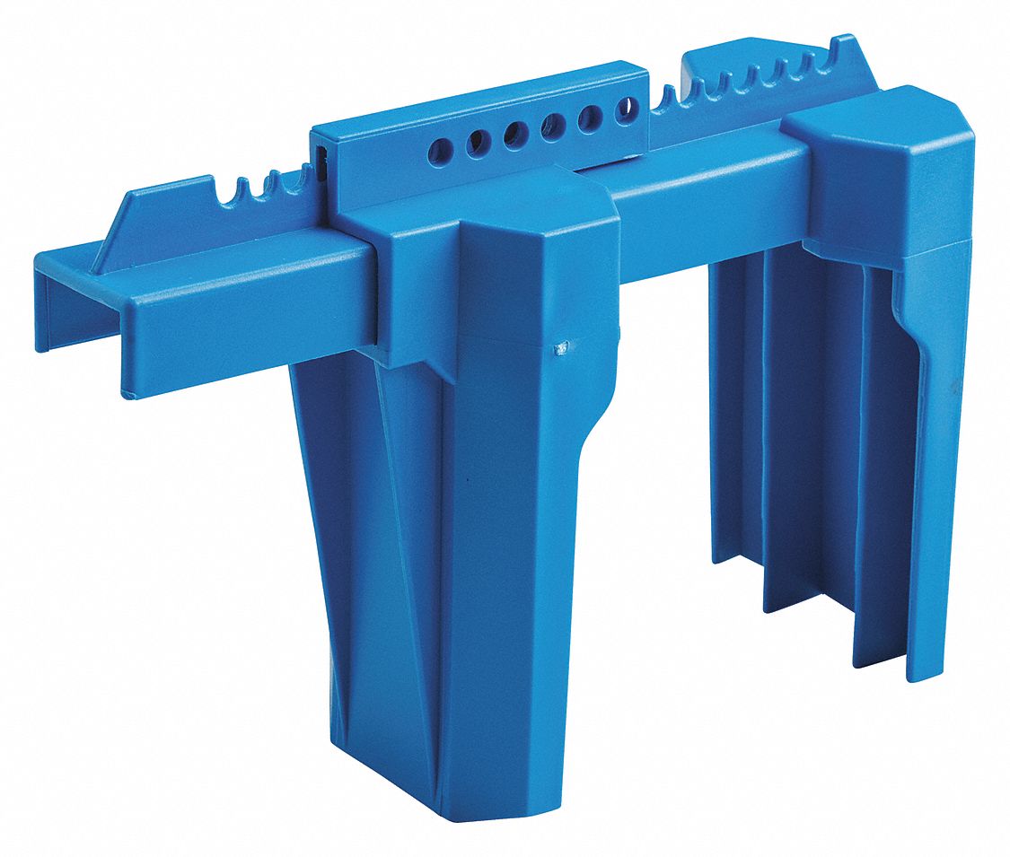 Ball Valve Lockout Blue 2 to 8 In.