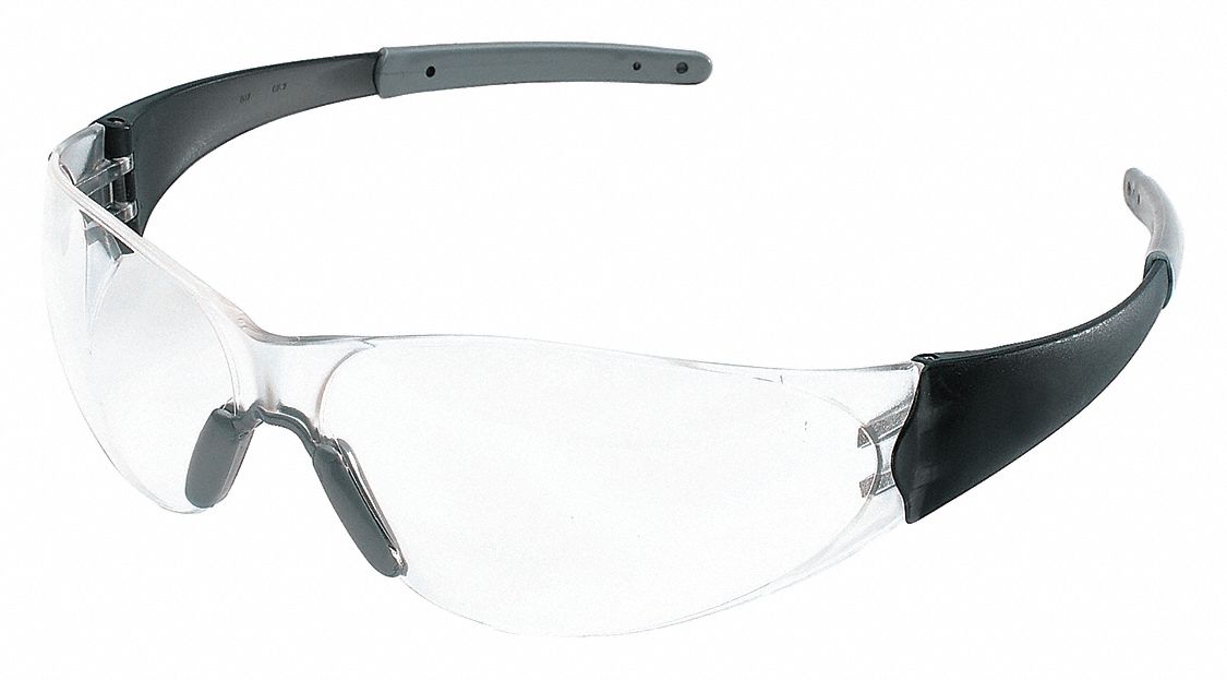 MCR SAFETY Safety Glasses: Anti-Fog /Anti-Scratch, No Foam Lining ...