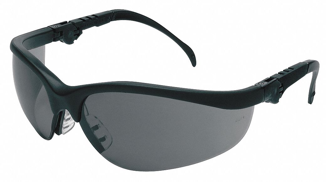 SafetyGlasses Gry ScratchResistant Blk