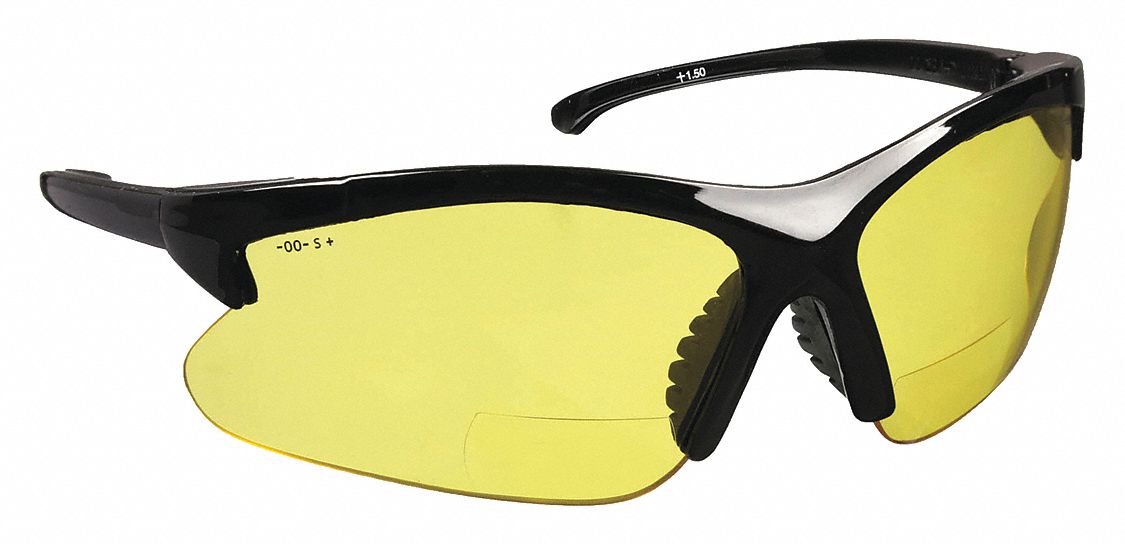 KLEENGUARD, AntiScratch, No Foam Lining, Bifocal Safety Reading Glasses 3NTT119893 Grainger