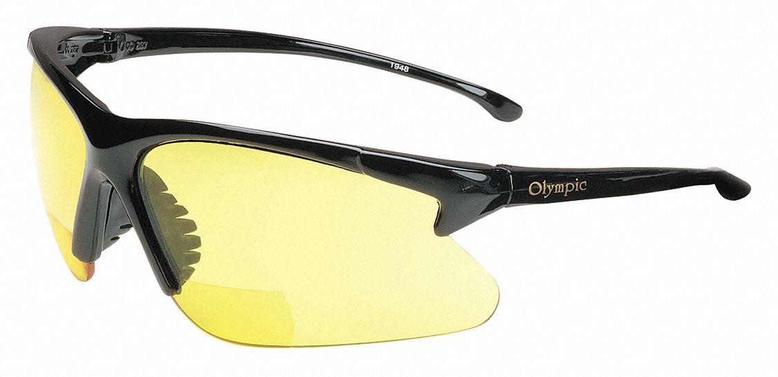 KLEENGUARD Bifocal Safety Reading Glasses AntiScratch, No Foam Lining