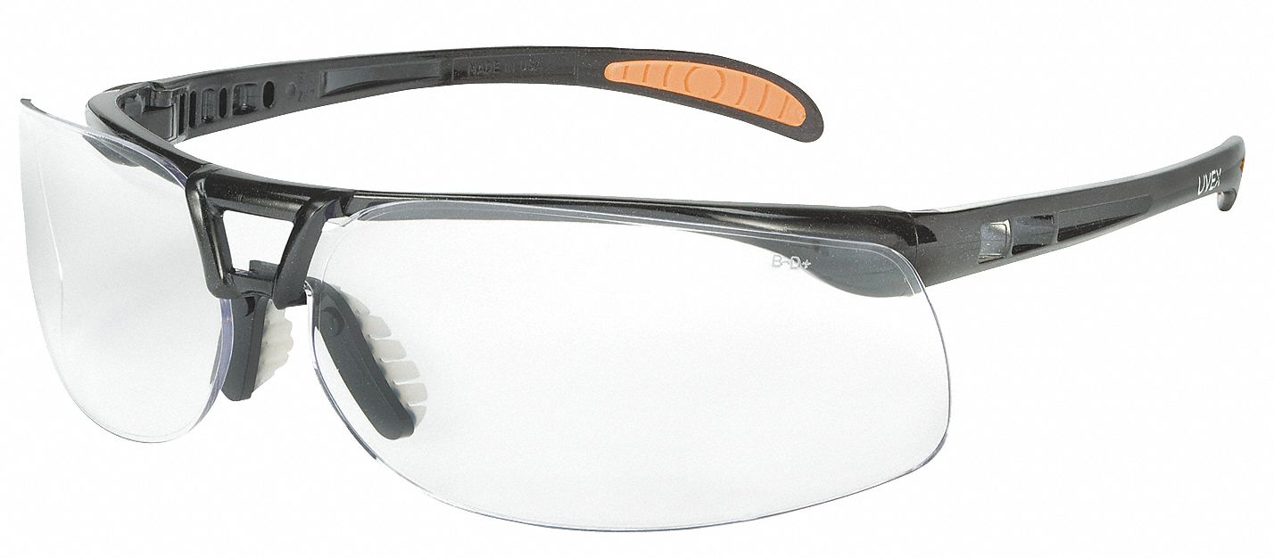 Safety Glasses Clear Black