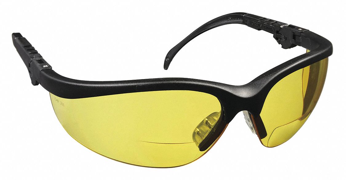 MCR SAFETY, AntiScratch, No Foam Lining, Bifocal Safety Reading
