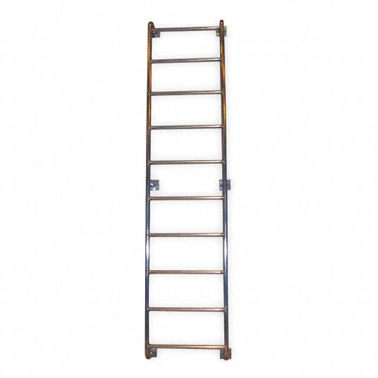 advies binnenvallen gevogelte TRI-ARC, 14 ft 2 in, 13 ft Top Step Ht, Fixed Ladder - 3NUU8|WLA10SS -  Grainger