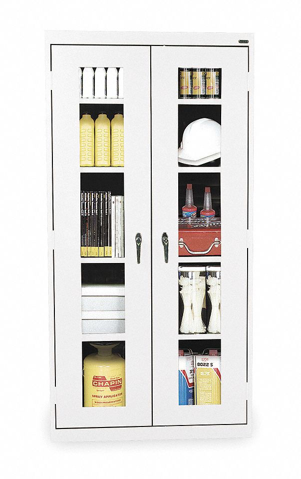 Sandusky Industrial Storage Cabinet White 78 H X 36 W X 24 D