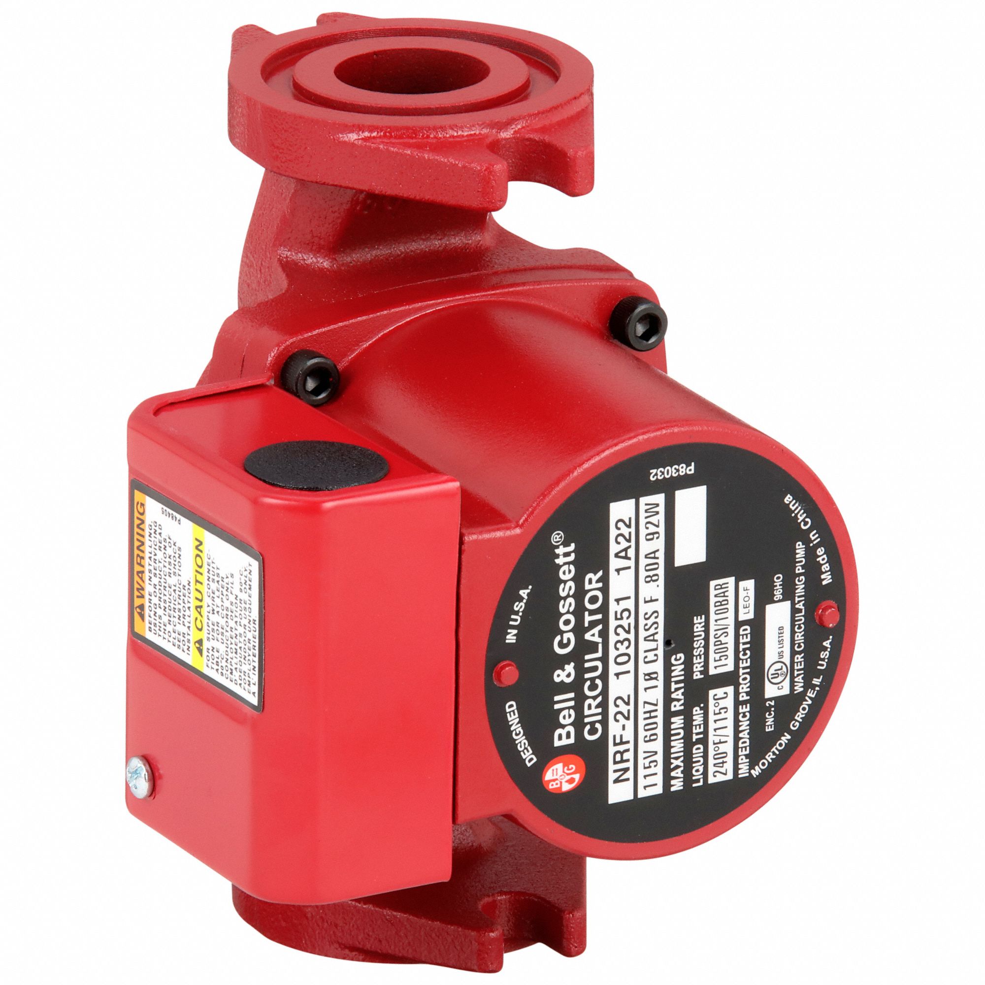 kiruakirua　0423 BELL & GOSSETT CIRCULATORPUMP, CI, 1.1 AMP - 5454 - WWG3NVG3