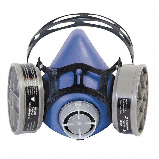 Half Mask Respirator,Threaded,M - Grainger