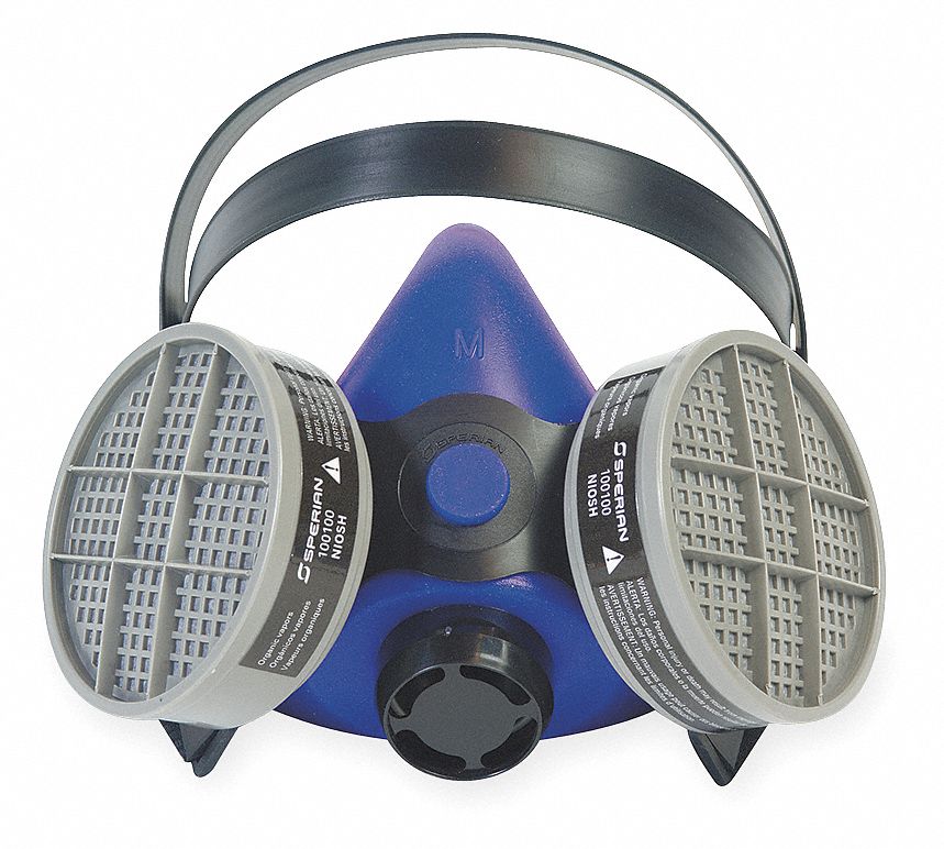Half Mask Respirator,Threaded,S - Grainger