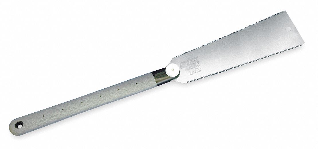 DOUBLE EDGED PULL SAW, 10 IN BLADE L, STEEL, 23 IN OVERALL L, 18