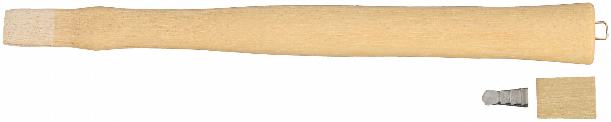 REPLACEMENT HANDLE, 15¾ IN OVERALL L, WOOD, FOR 24 OZ MAX HEAD WT, FOR 1⅛ IN EYE OPENING L