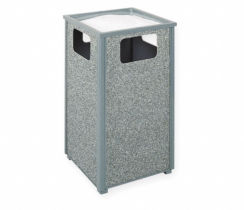 RUBBERMAID COMMERCIAL PRODUCTS Rectangular, 24 gal., Gris, 32