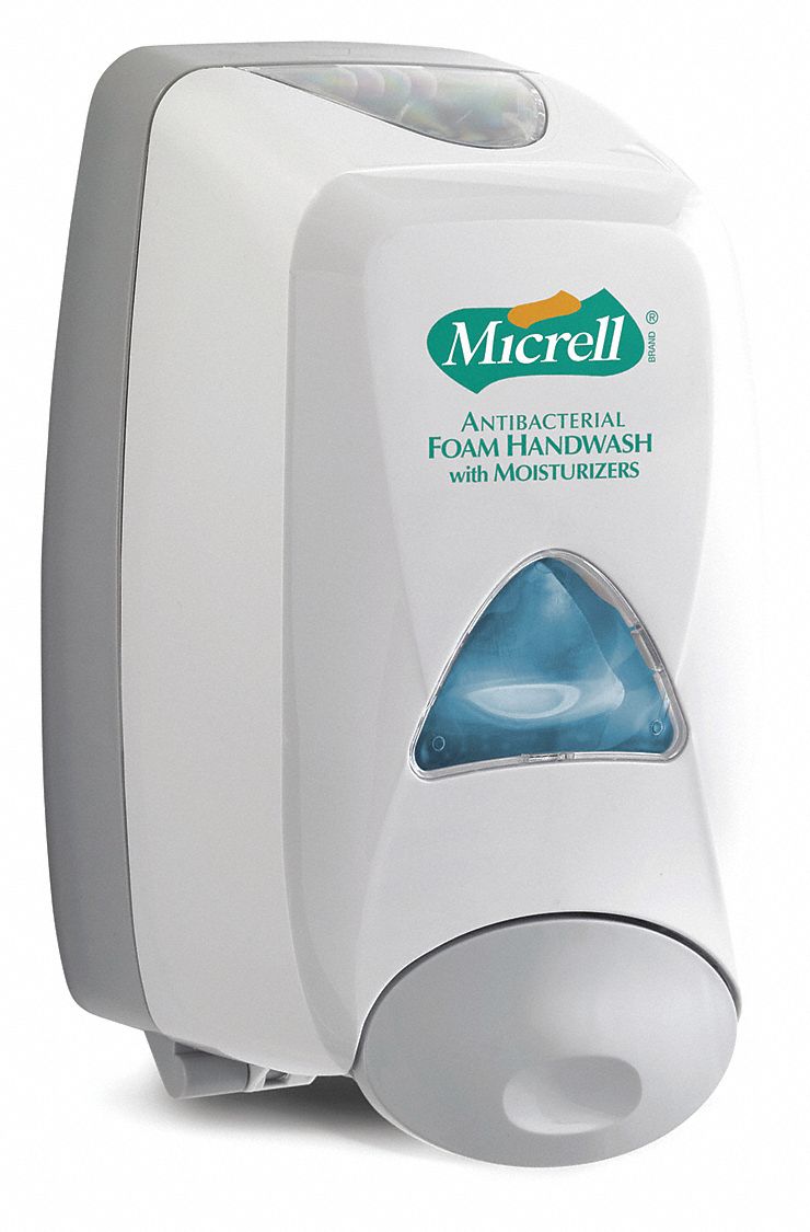 Soap Dispenser: FMX-12™, Foam, 1,250 mL Refill Size, Gray, Plastic