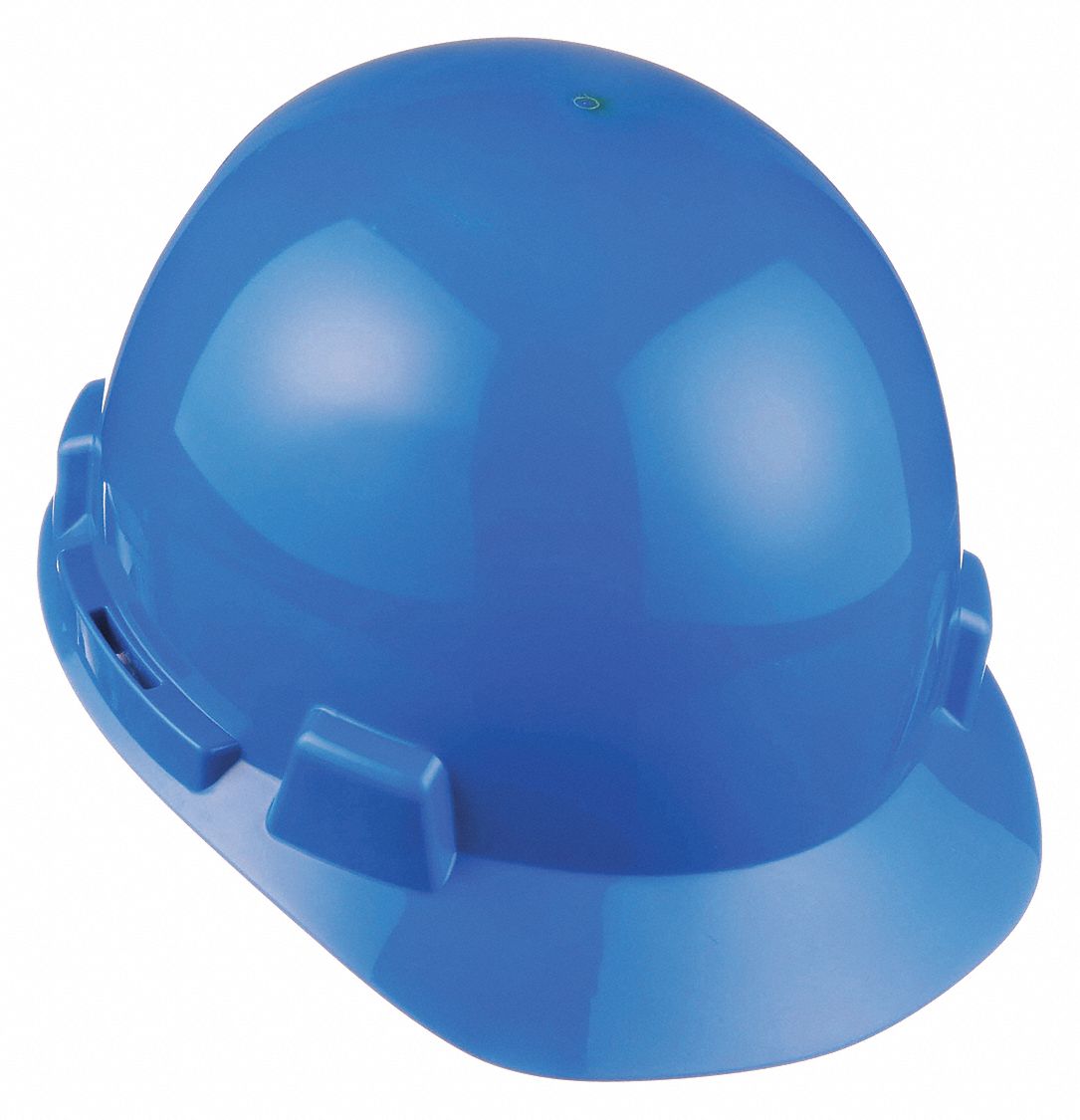 SLOTTED CAP, CSA Z94.1-2005, TYPE 1, CLASS E, PE, 4-PT FAS-TRAC RATCHET, FRONT BRIM, BLUE