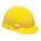 SLOTTED CAP, CSA Z94.1-2005, TYPE 1, CLASS E, PE, 4-PT FAS-TRAC RATCHET, FRONT BRIM, YELLOW