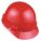 SLOTTED CAP, CSA Z94.1-2005, TYPE 1, CLASS E, PE, 4-PT FAS-TRAC RATCHET, FRONT BRIM, RED