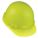 SLOTTED CAP, CSA, TYPE 1, CLASS E, PE, 4-PT FAS-TRAC RATCHET, FRONT BRIM, HI-VIS YLW GRN