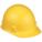 SLOTTED CAP, CSA, TYPE 1, CLASS G, GLASS-REINFORCED NYLON, 4-PT RATCHET, FRONT BRIM, YELLOW