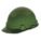 SLOTTED CAP, CSA, TYPE 1, CLASS G, NYLON, 4-PT FAS-TRAC III RATCHET, FRONT BRIM, GREEN