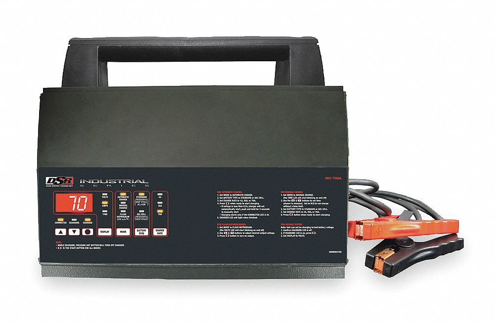 DSR PROSERIES Battery Charger,120VAC 3NXZ7INC700A Grainger