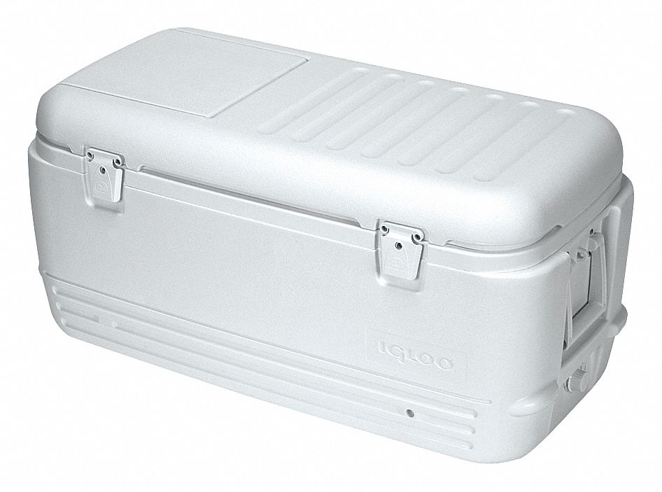 Igloo Plastic 100 Qt Chest Cooler Up To 2 Days Ice Retention White 3ny8811442 Grainger 1347