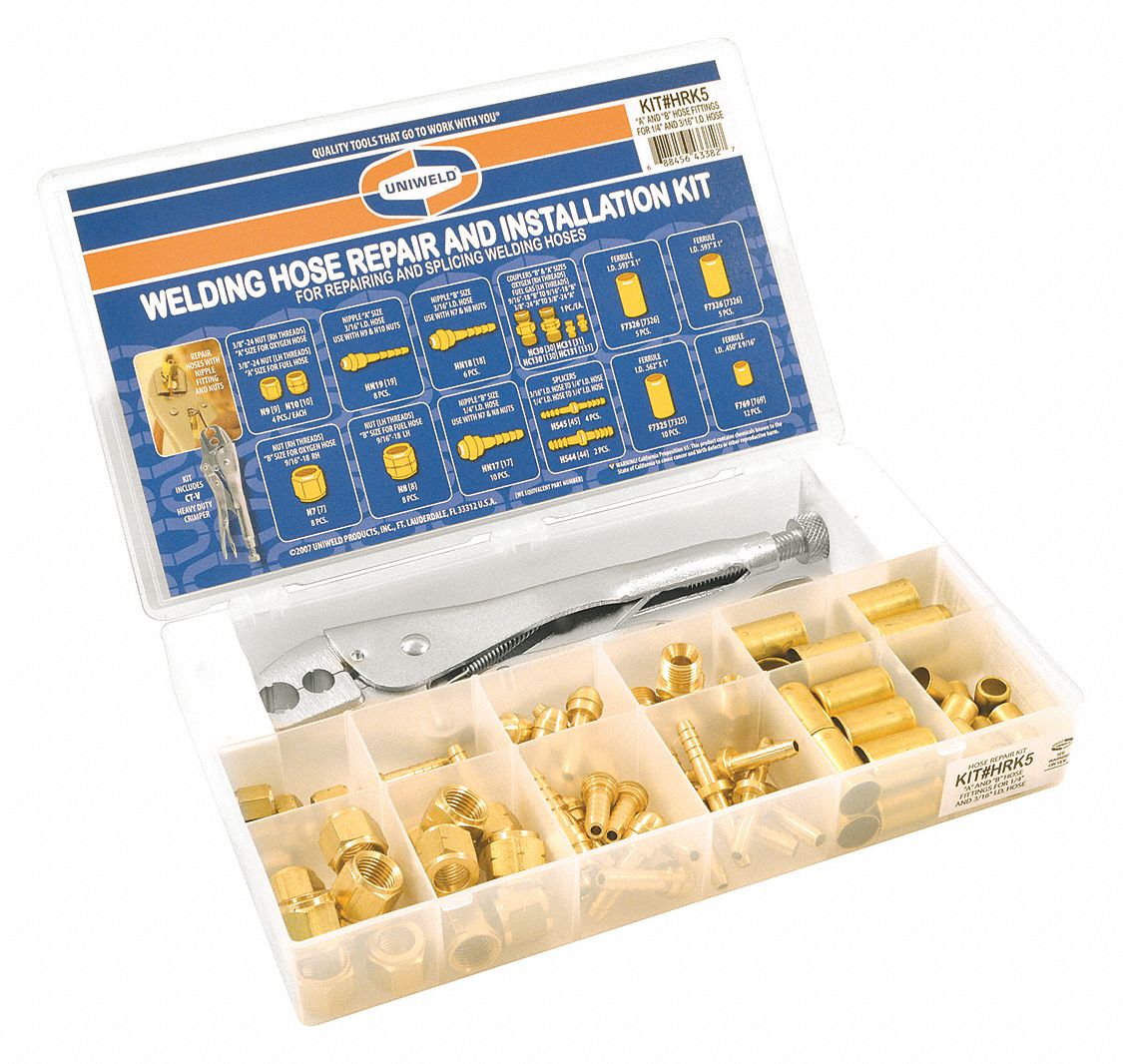 Welding Hose Repair & Installation Kit Grainger