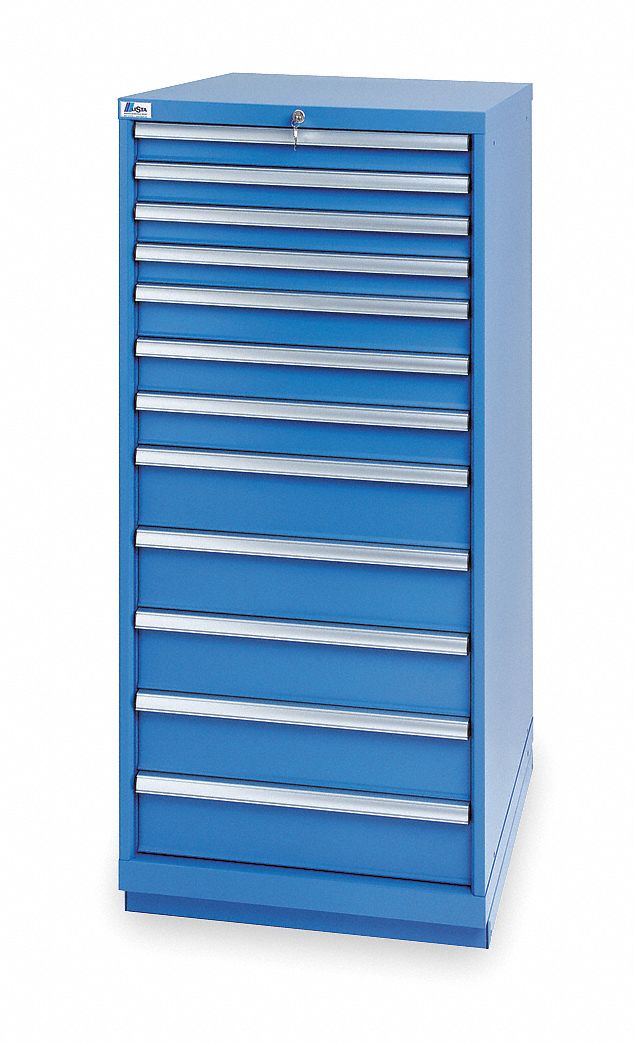 Lista Stationary Full Height Modular Drawer Cabinet 12 Drawers
