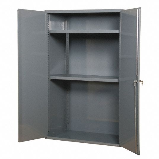 DURHAM MFG, 36 in x 24 in x 84 in, Swing Handle & Keyed, Storage ...