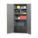 STORAGE CABINET, 36 IN X 24 IN X 72 IN, SWING HANDLE/KEYED, 14 GA PANEL THICK, FRAME