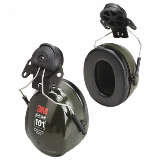 3M PELTOR, Hard HatMounted Earmuff, Passive, Ear Muffs 3NZF3H7P3E