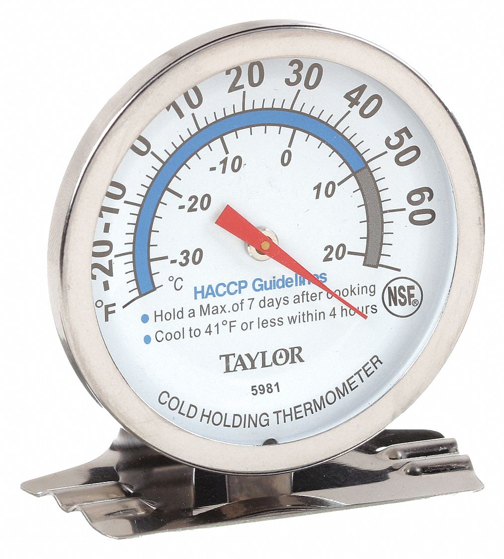 TAYLOR, HACCP Food Safety, Analog, Mechanical Food Service Thermometer