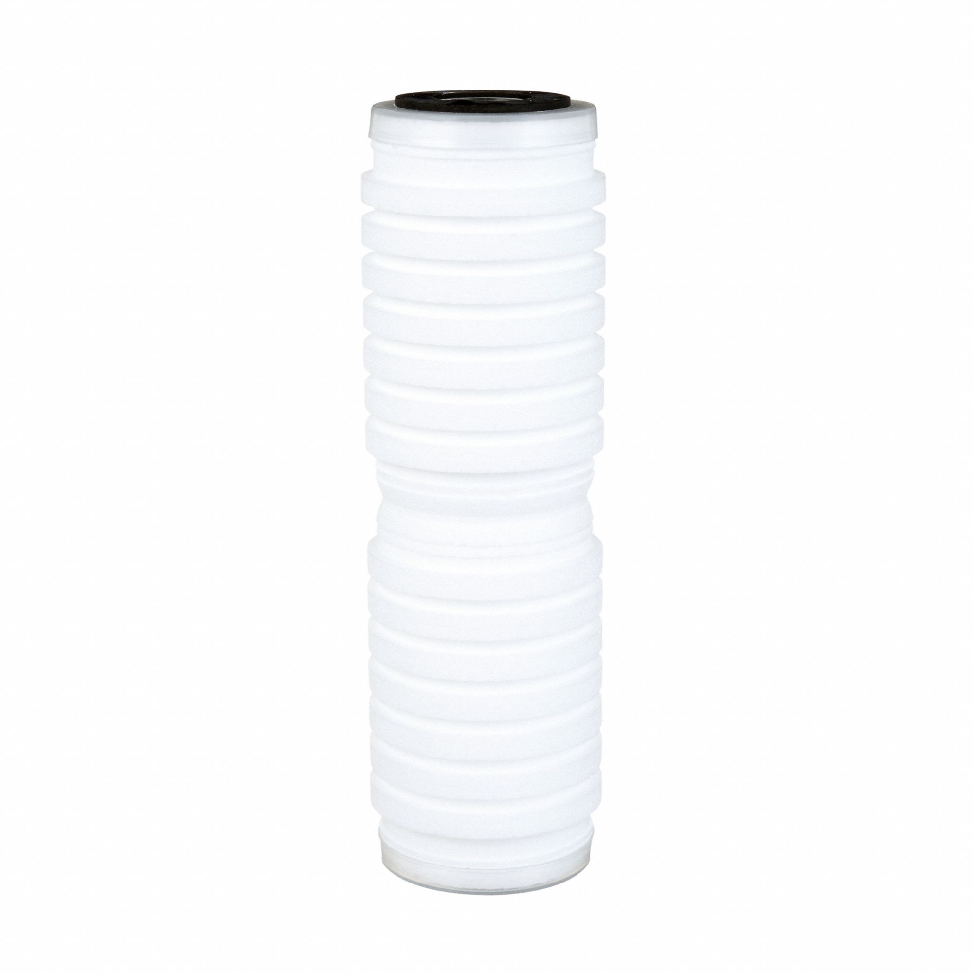 Water Filter Cartridge: 5 micron, 8 gpm, Polyphosphate/Polypropylene
