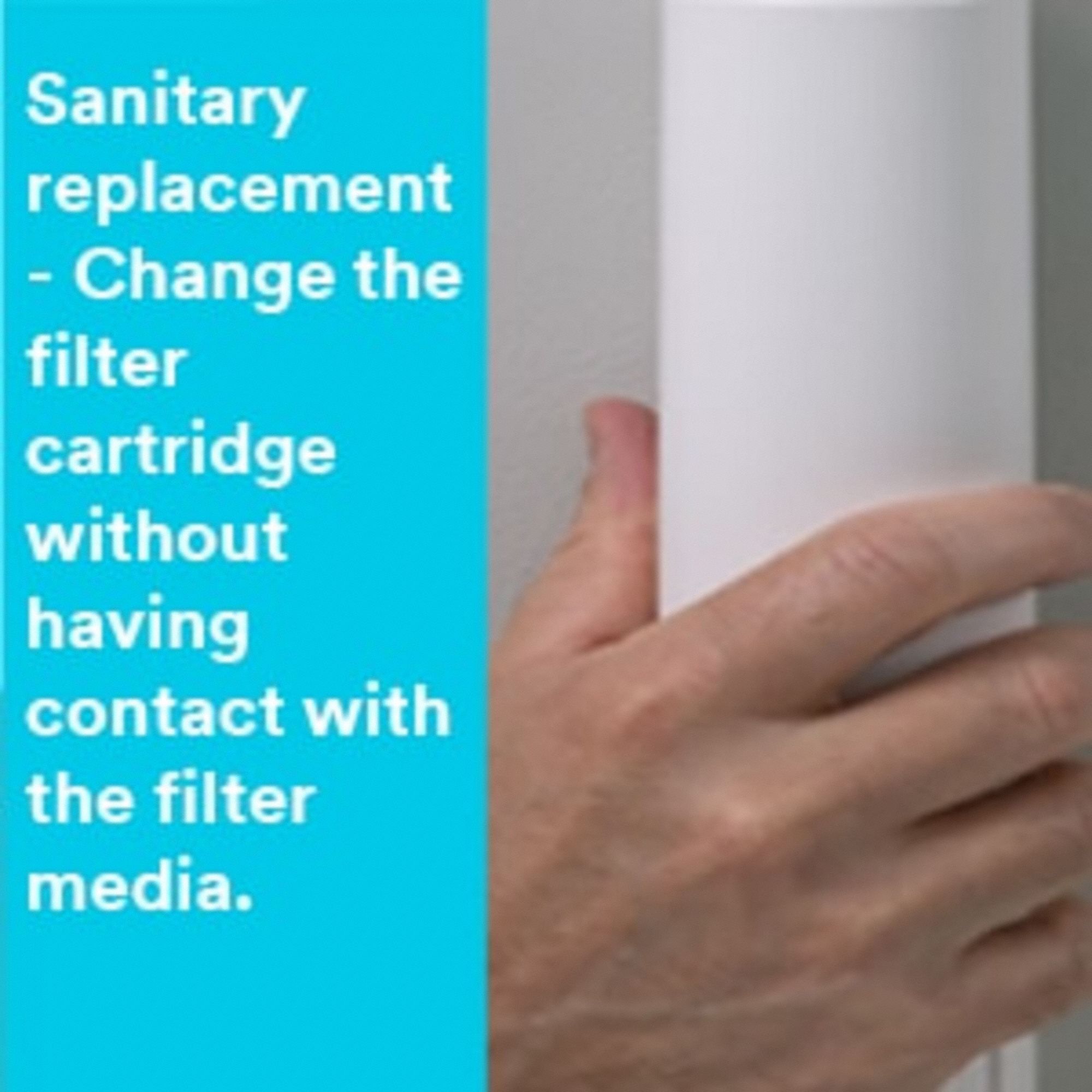 3M AQUAPURE Inline Water Filter 5 micron, 0.5 gpm, 1,500 gal, 8 3/8 in Overall Ht, 2 1/4 in