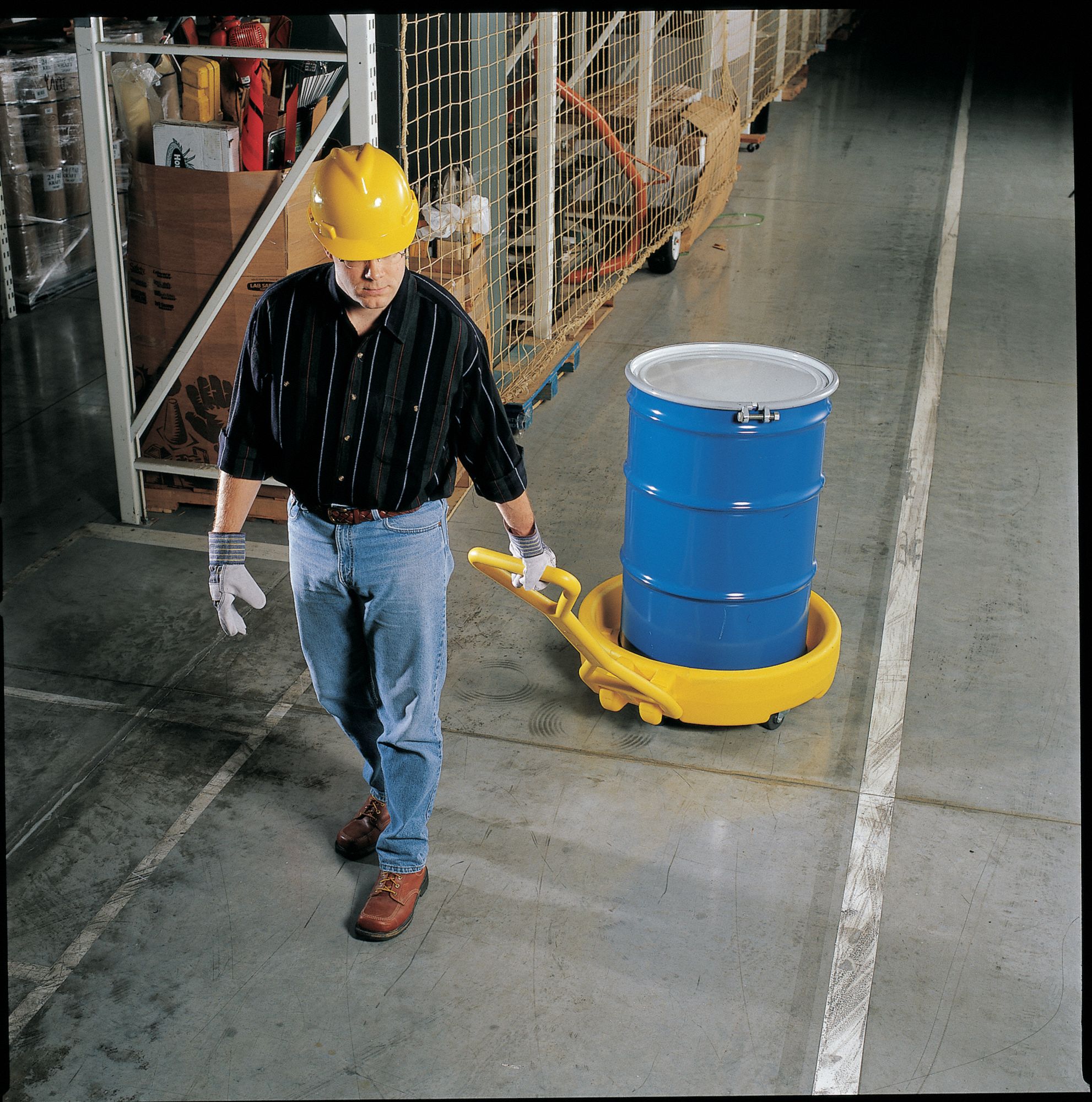 EAGLE Mobile Drum Spill Dolly, 1,250 lb Spill Containment Load Capacity