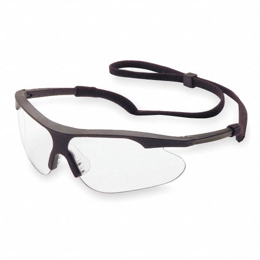 SPERIAN, Wraparound Frame, Black, Safety Glasses - 3PA48|11150510 ...