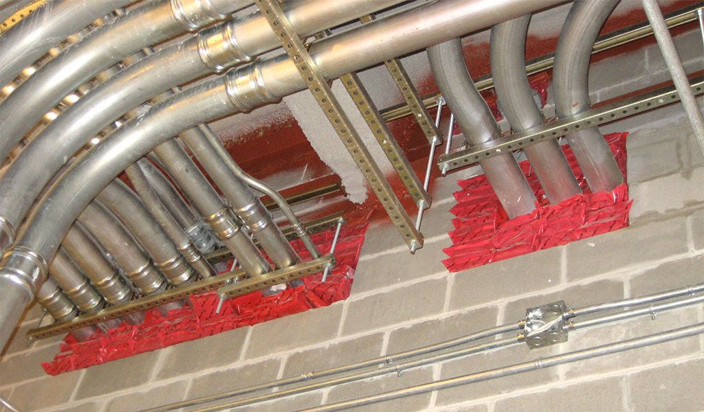 STI Firestop Pillow, Up to 4 hr Fire Rating, 2 in Height, 4 in Width, 9