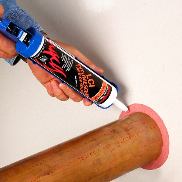 STI Firestop Sealant, 10 oz Cartridge, Up to 4 hr Fire Rating, Red