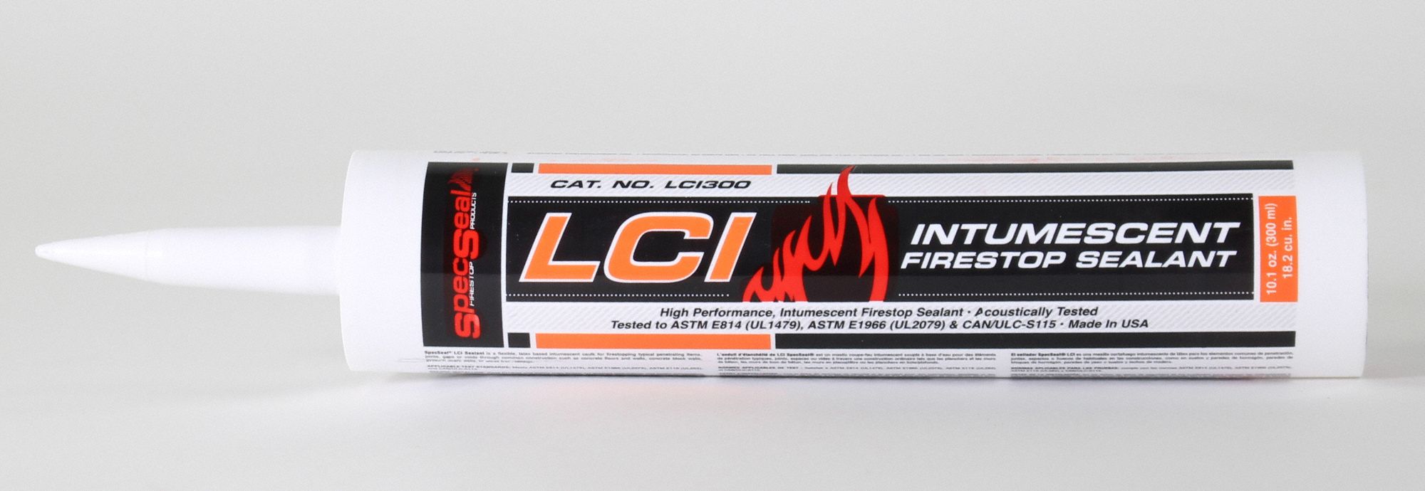 STI Firestop Sealant, 10 oz Cartridge, Up to 4 hr Fire Rating, Red