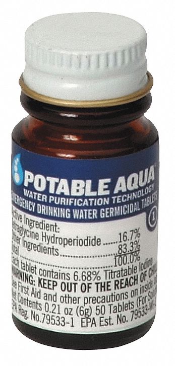 Water Purification Tablets PK50