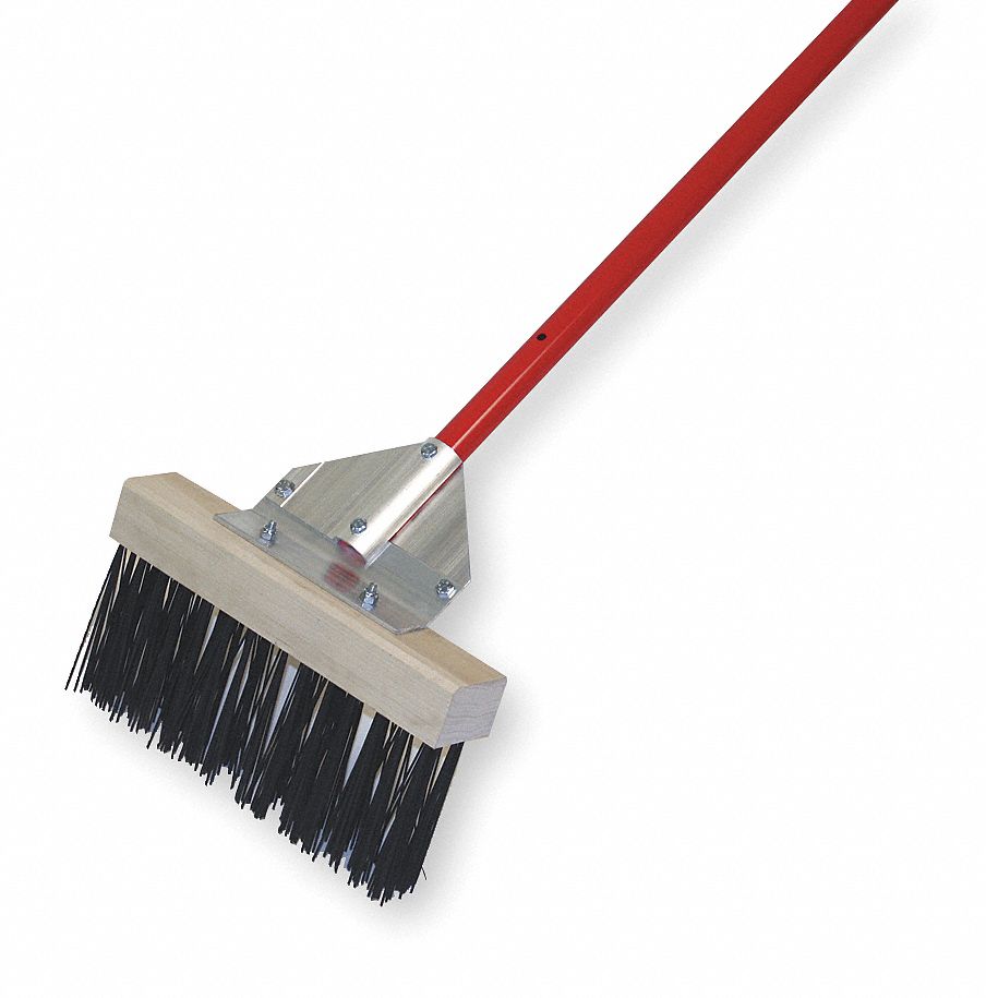 PUSH BROOM,BLACK FLAT STEEL WIRE