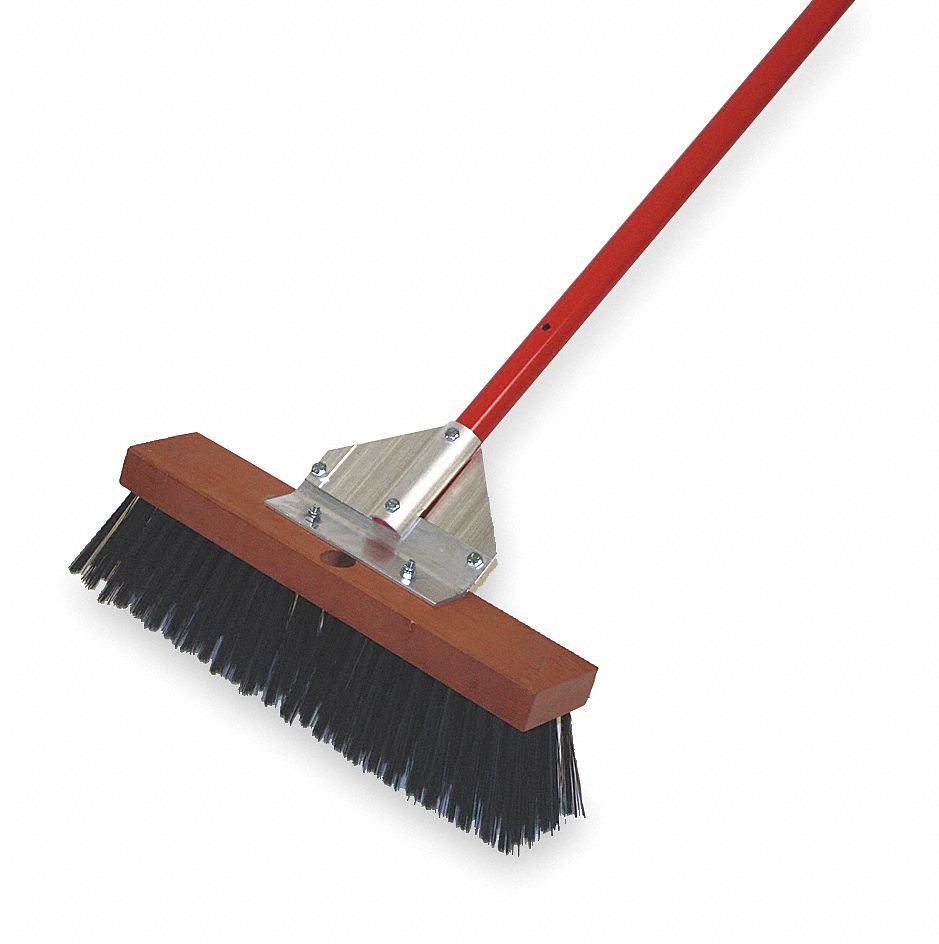 PUSH BROOM,BLACK ROUND STEEL WIRE