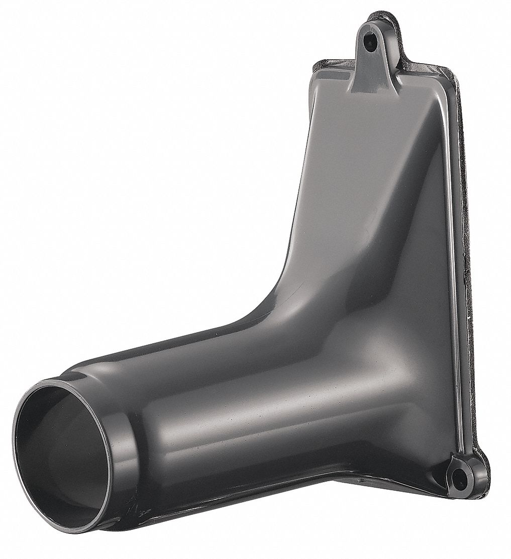 Noise-Reducing Nozzle Gray Plastic